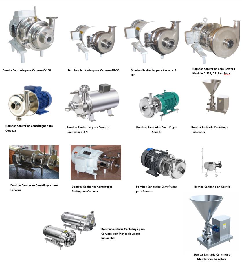 Tipos de Bombas Sanitarias Acero Inoxidable en México